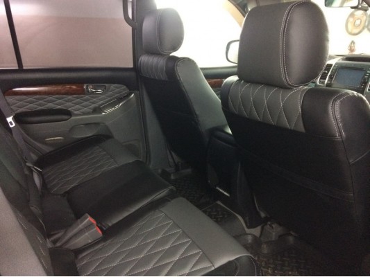 Каркасные авточехлы на Toyota Land Cruiser Prado 120 Каркасные авточехлы на Toyota Land Cruiser Prado 120